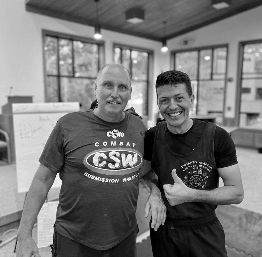 Valerio Visco con Rick Faye