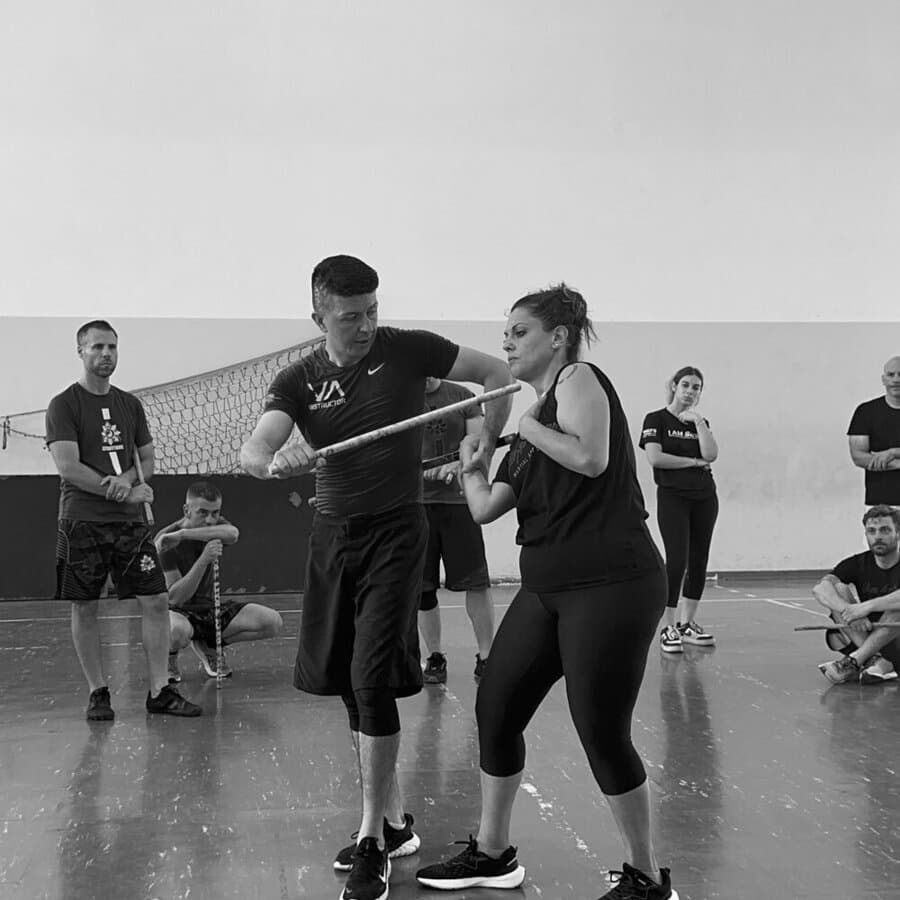 Sparring con il bastone